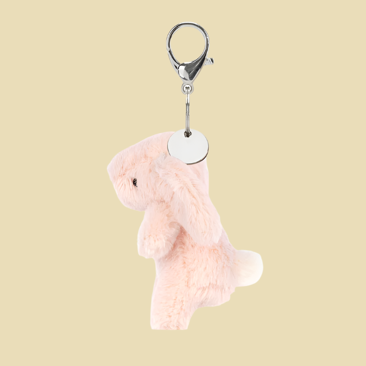 Bashful Bunny Blush Bag Charm