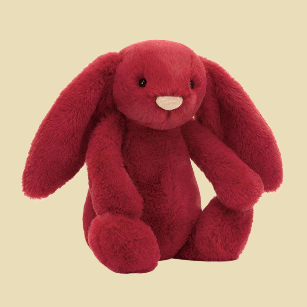 Jellycat Bashful Luxe Bunny Scarlett 1