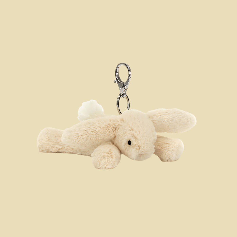 Jellycat Smudge Rabbit Bag Charm 1